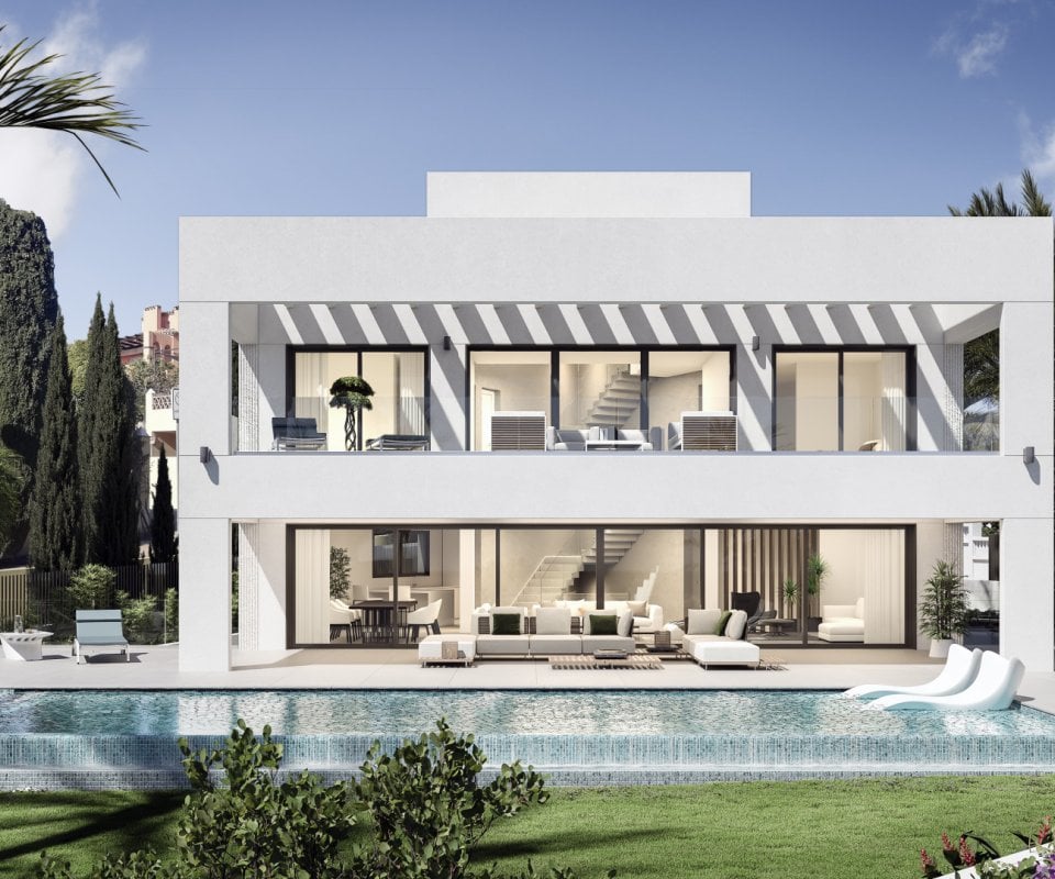 New project of a state-of-the-art designer villa in Guadalmina Baja