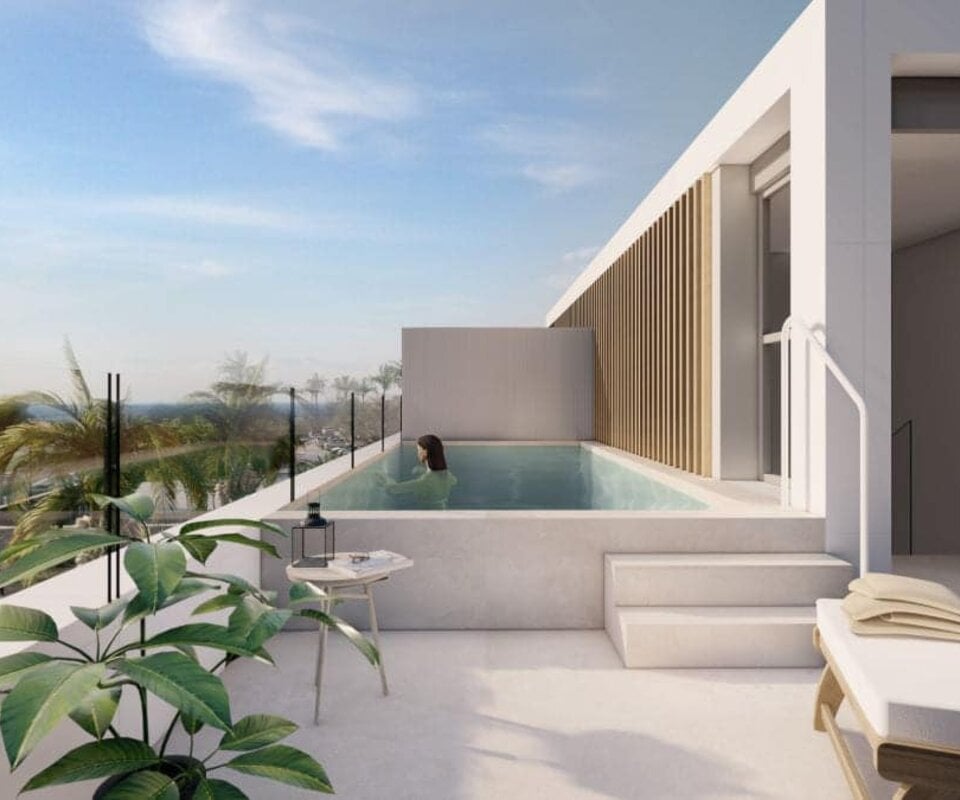 Exclusive new boutique development of 10 attached villas in Estepona