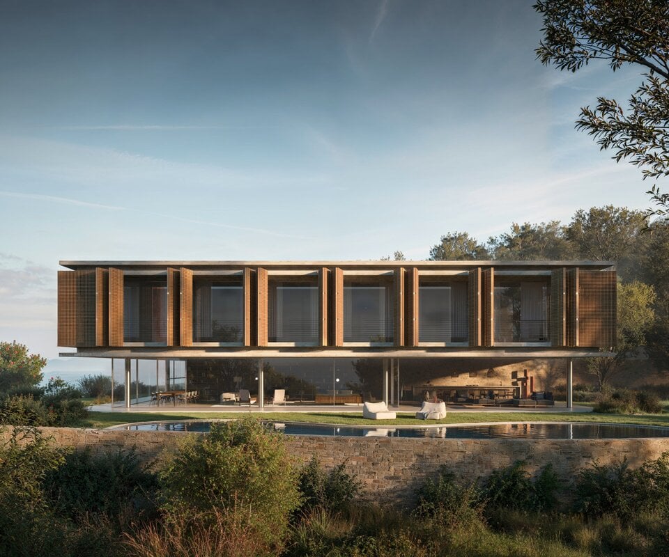 Avant-garde design villa under construction in El Madroñal